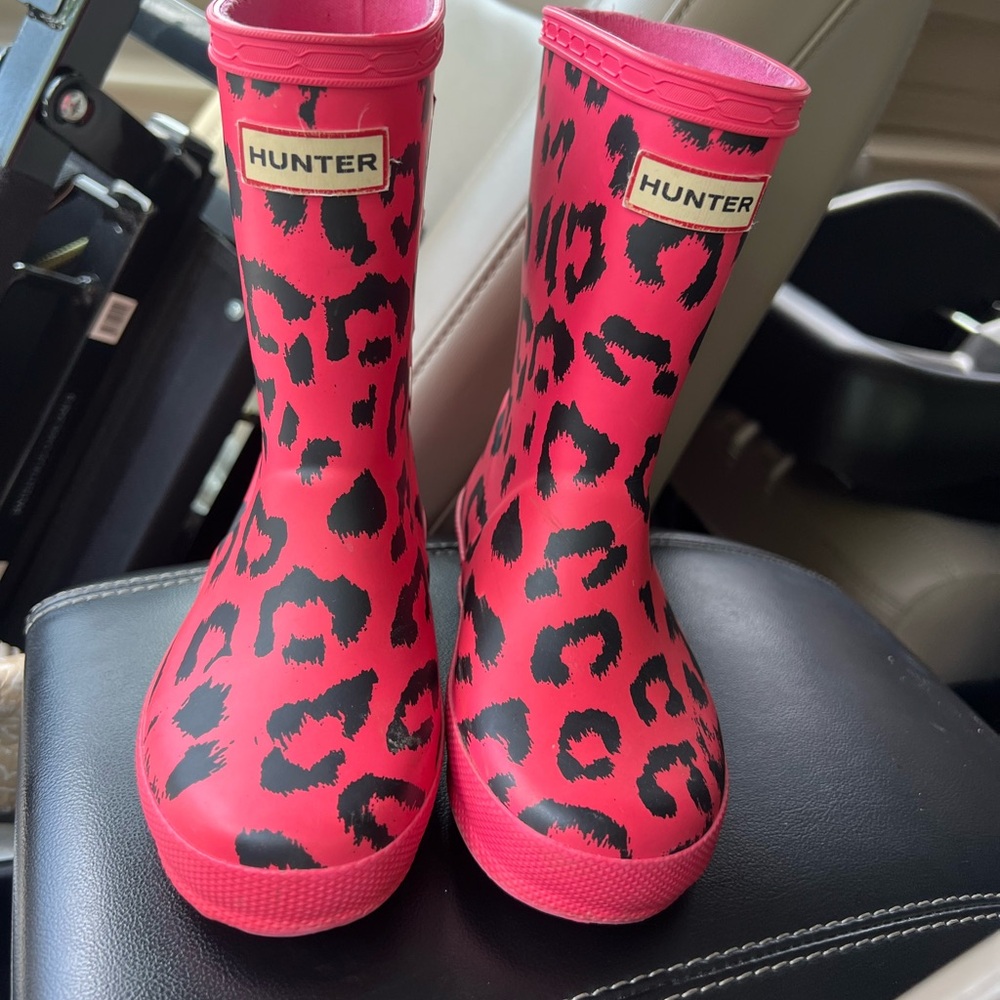 Hunter girls boots size 9/10